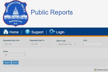 DC MPD - Public Reports